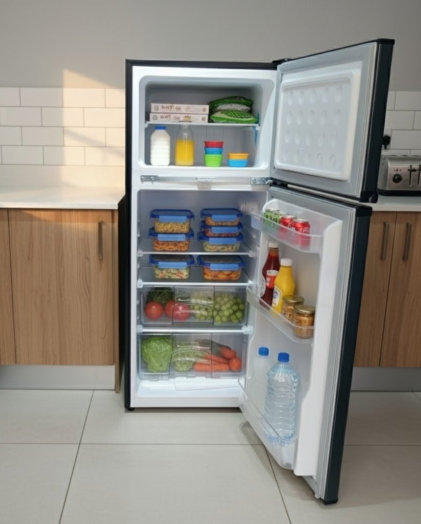 Double Door Fridge 125L Direct Cool