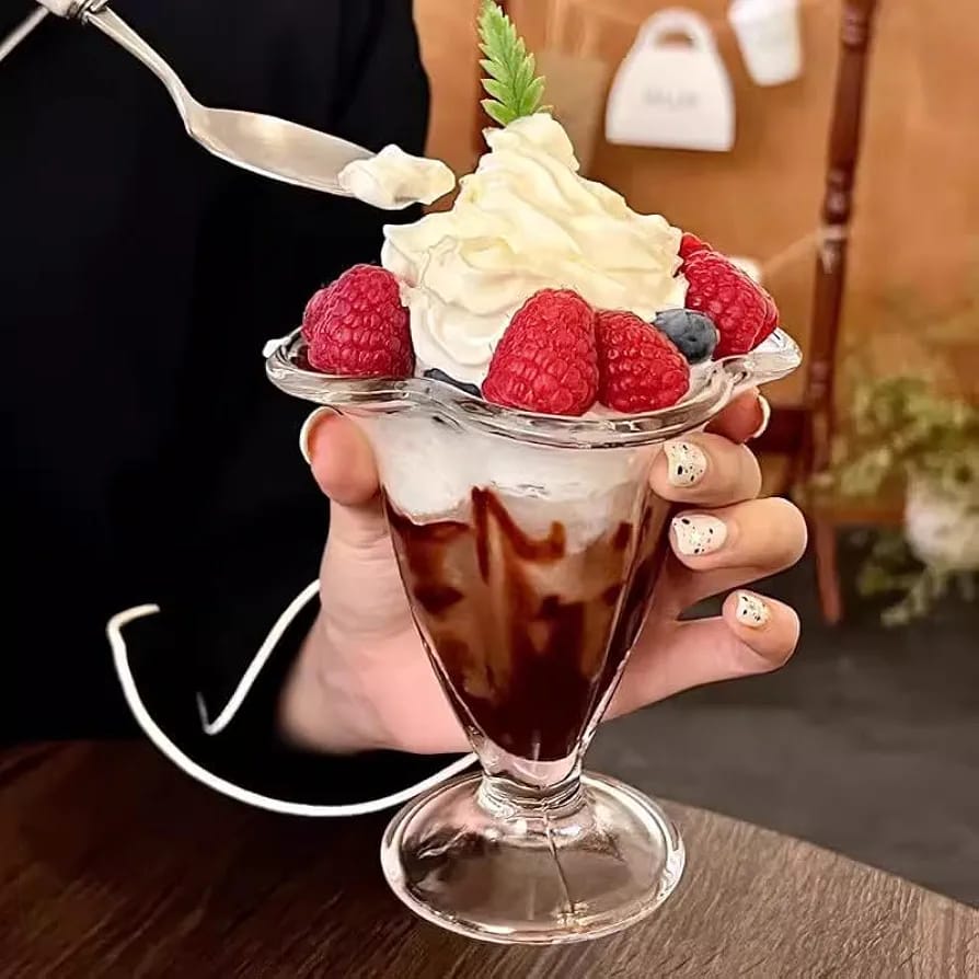 6pc 180ml Polycarbonate Ice Cream Glass