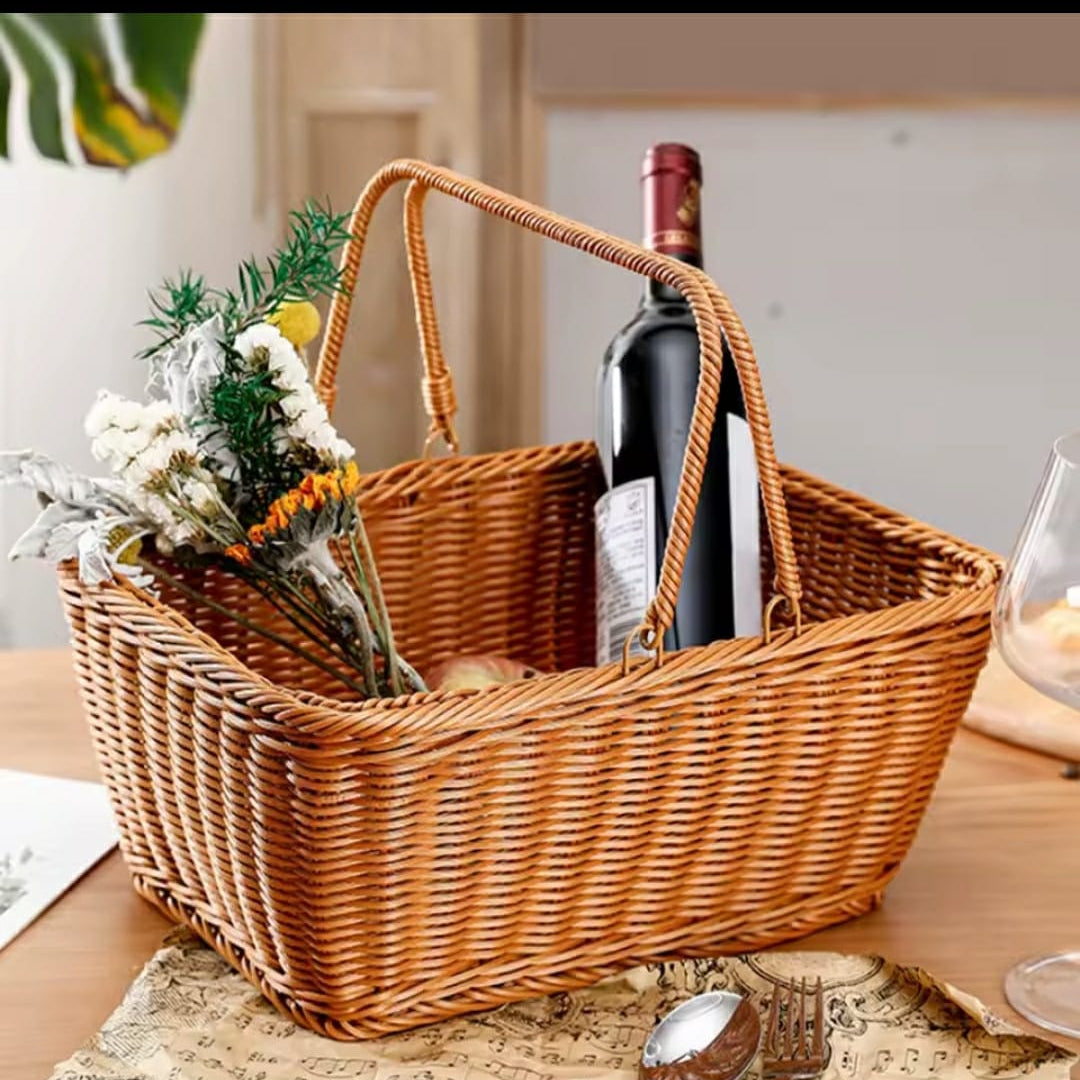 22 cm Rattan Multifunctional Storage Basket