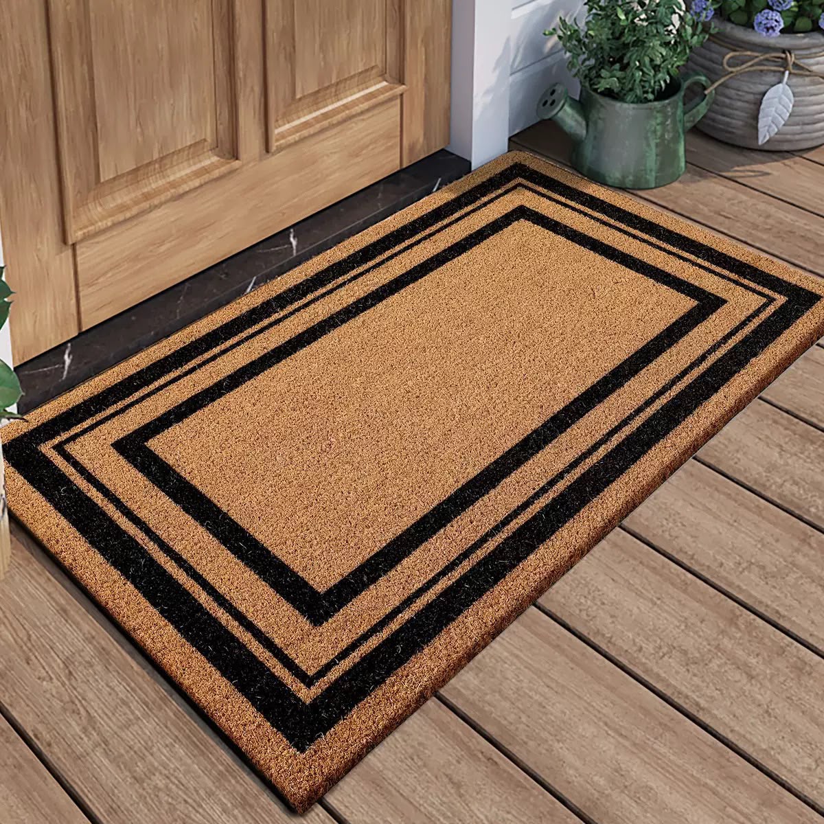 45 × 75cm Coconut Coir Reed Door Mat