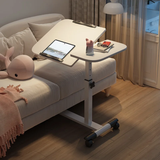 Adjustable Overbed Laptop Table With Wheels