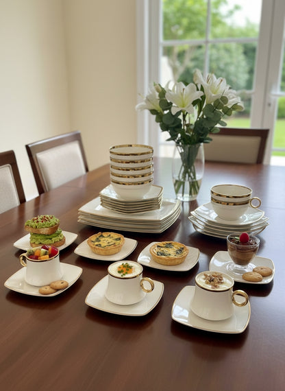 Gold Dinner Set 30-Piece