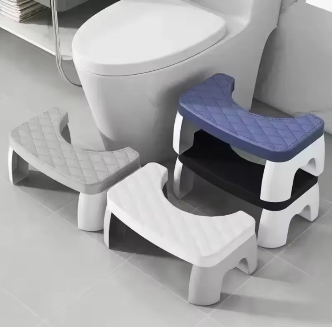 toilet foot stool for healthy squatting position and improved bowel movement