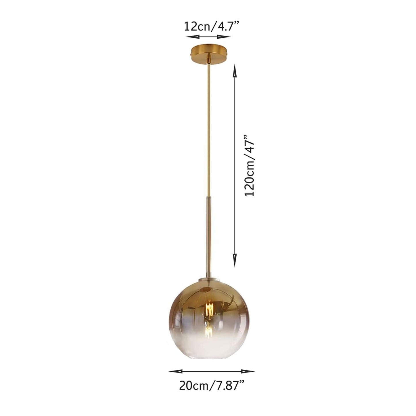 Gold Ceiling Pendant