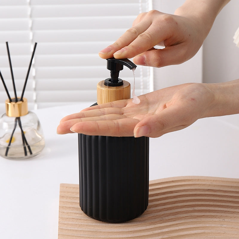 Glass Lotion And Soap Dispenser