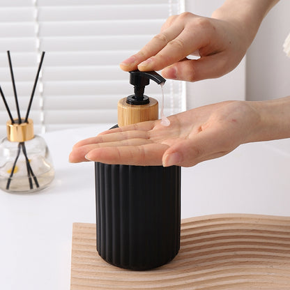 Glass Lotion And Soap Dispenser