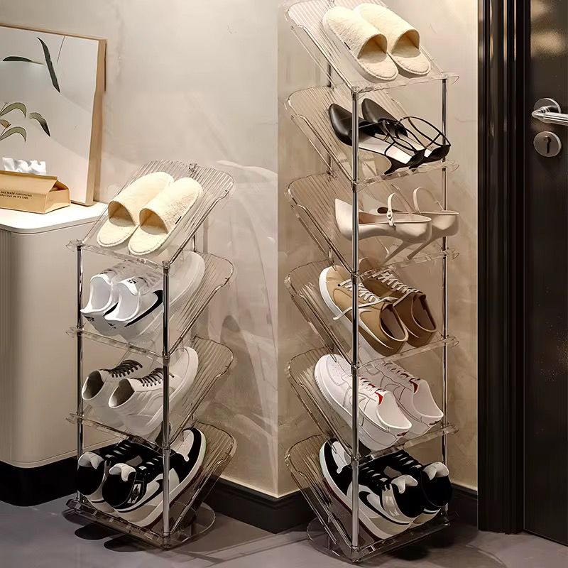 5 tier stackable shoe rack