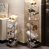 5 tier stackable shoe rack