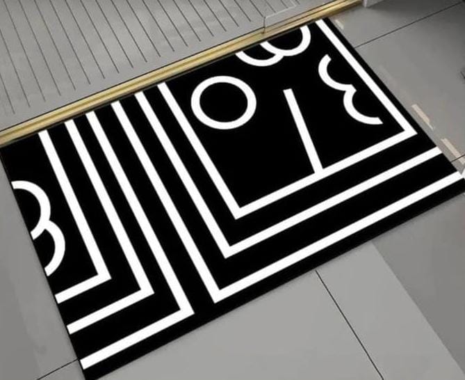Geometric Pattern Door / Bath Mat