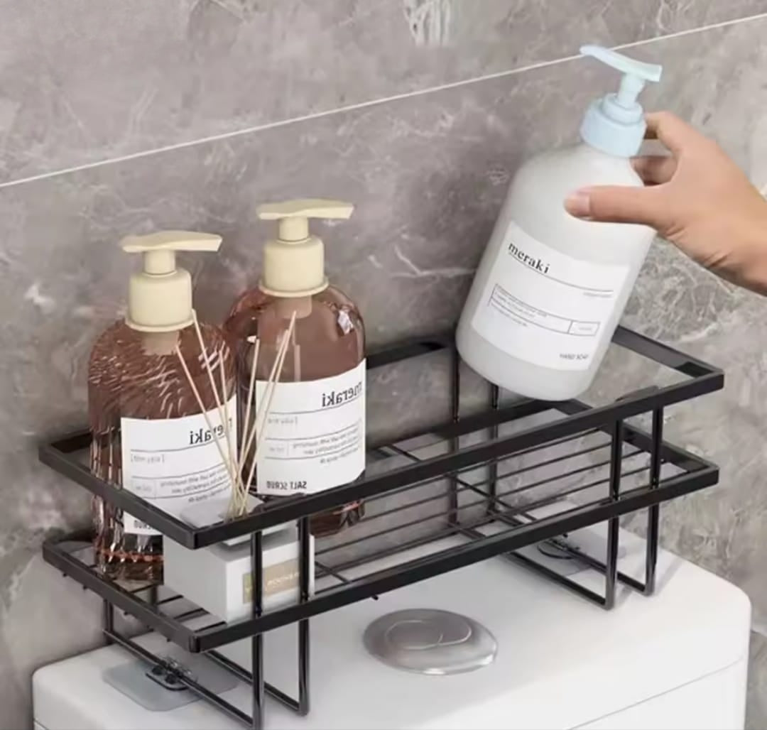 Single Layer Over The Toilet Rack Shelf