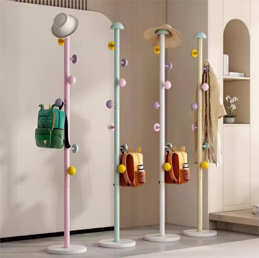 Heavy Deluxe 8-Screw Stud Coloured Coat Hanger 170cm