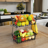 2-Tier Detachable Fruit Basket