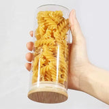 540ml Glass Food Storage Jar with Bamboo Lid