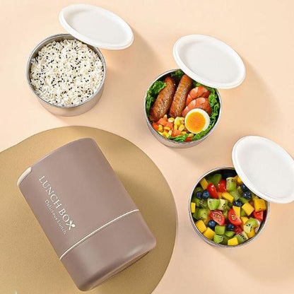3 Layers Portable Stainless Steel