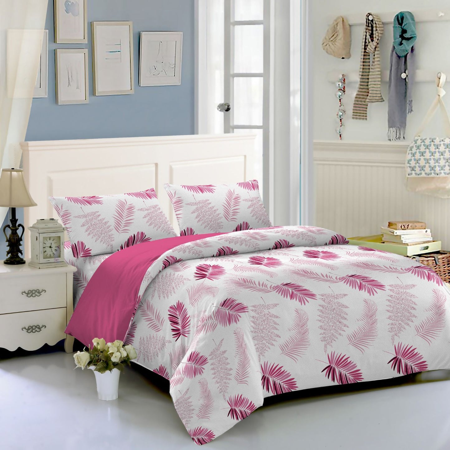 6Pcs Cotton Double-Sided Duvet Cover Set