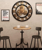 3D Roman Vintage Wall Clock
