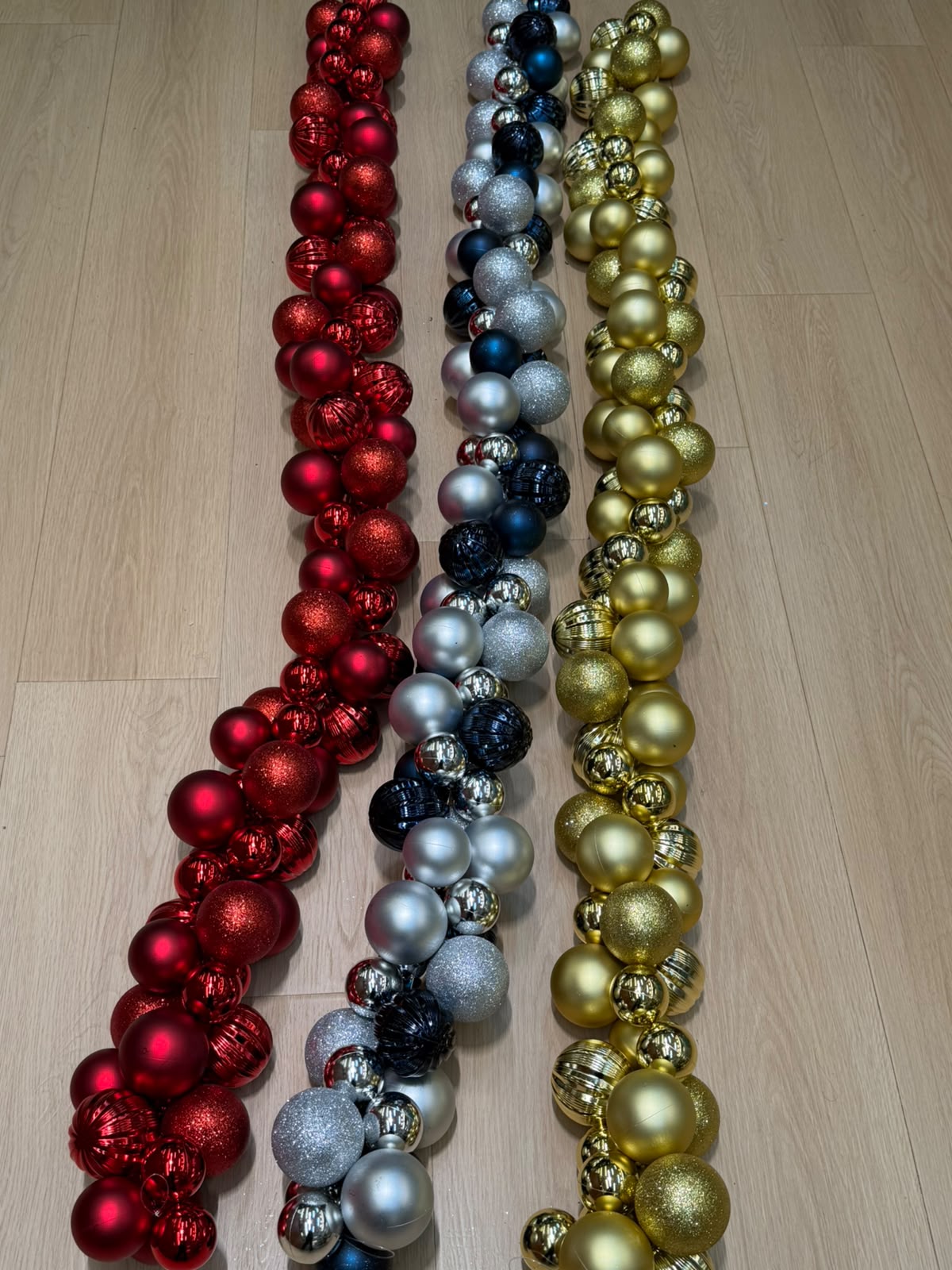 1.8m Christmas Bauble String Decoration