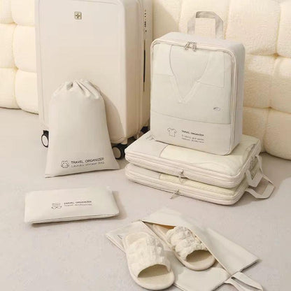 6-Piece Stylish Travel Luggage Storage Bag Set
