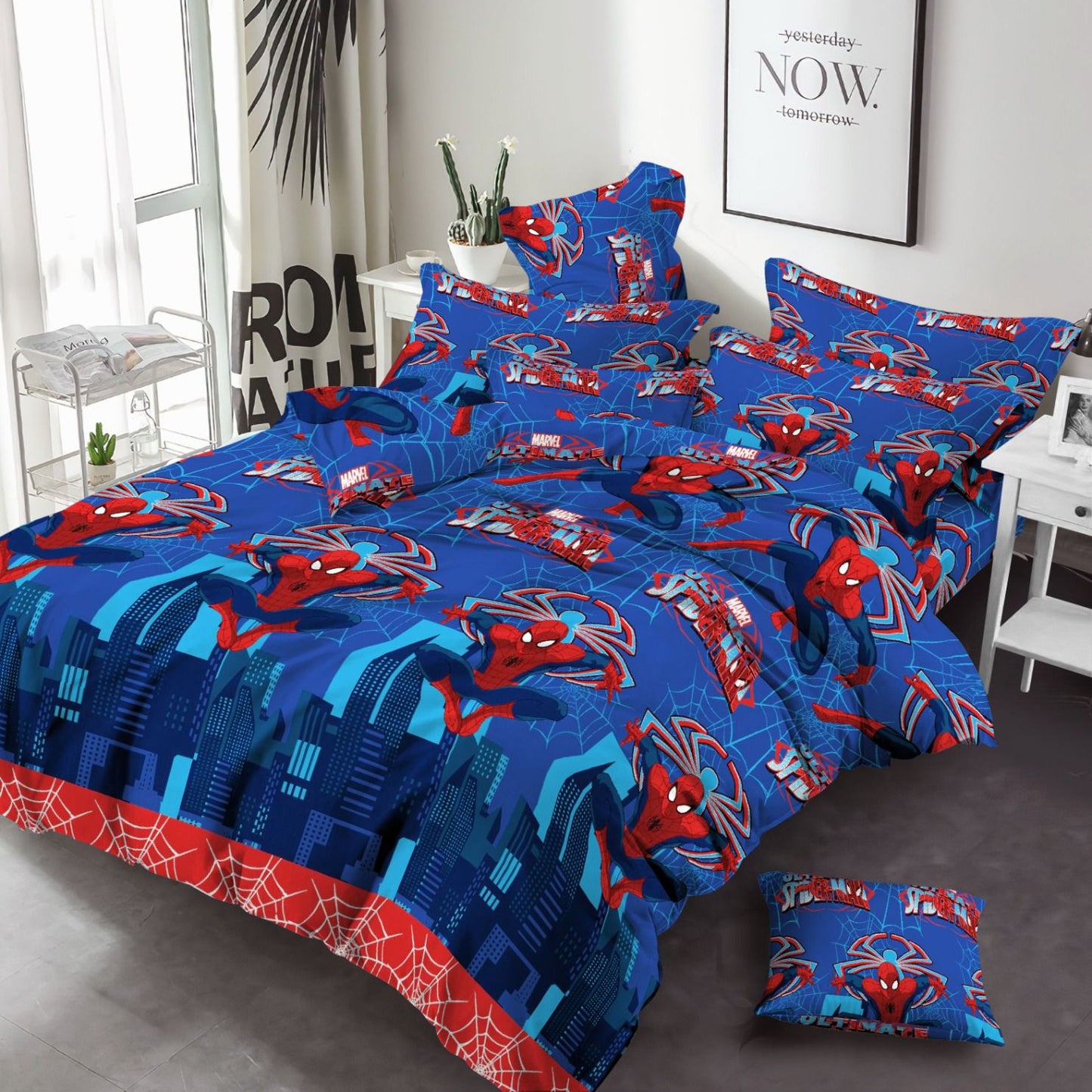 Cartoon Themed Kids Bedsheets Set