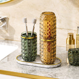 Acrylic Toothbrush/Toothpaste Holder