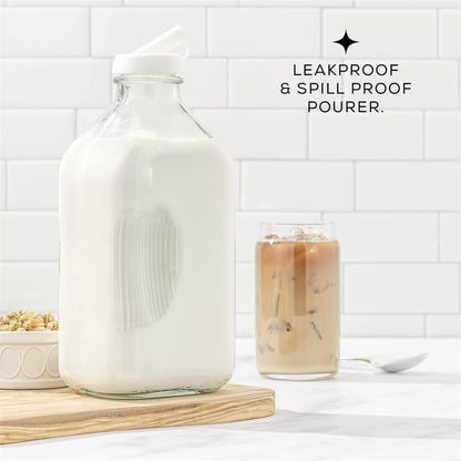 2L Multi-Purpose Glass Bottle with Airtight Lid