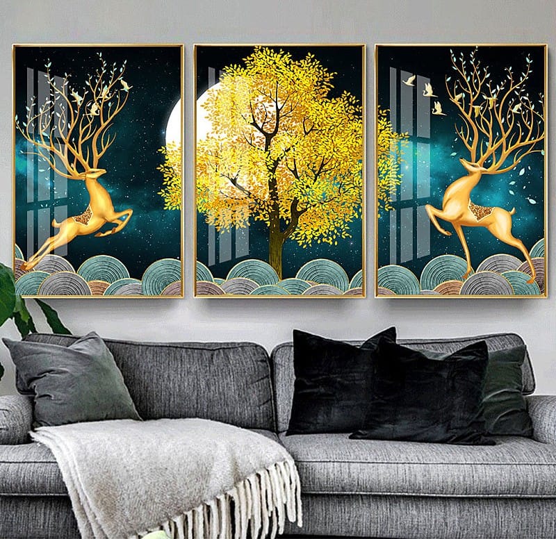 3Pc Beautiful Wooden Wall Hangings