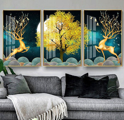 3Pc Wooden Wall Hangings