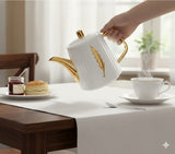 Gold Line Ceramic Kettle