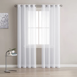 2Pcs Sheer Curtain Set