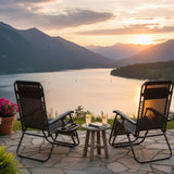 2In1 Zero Gravity Recliner Folding Chair Bed