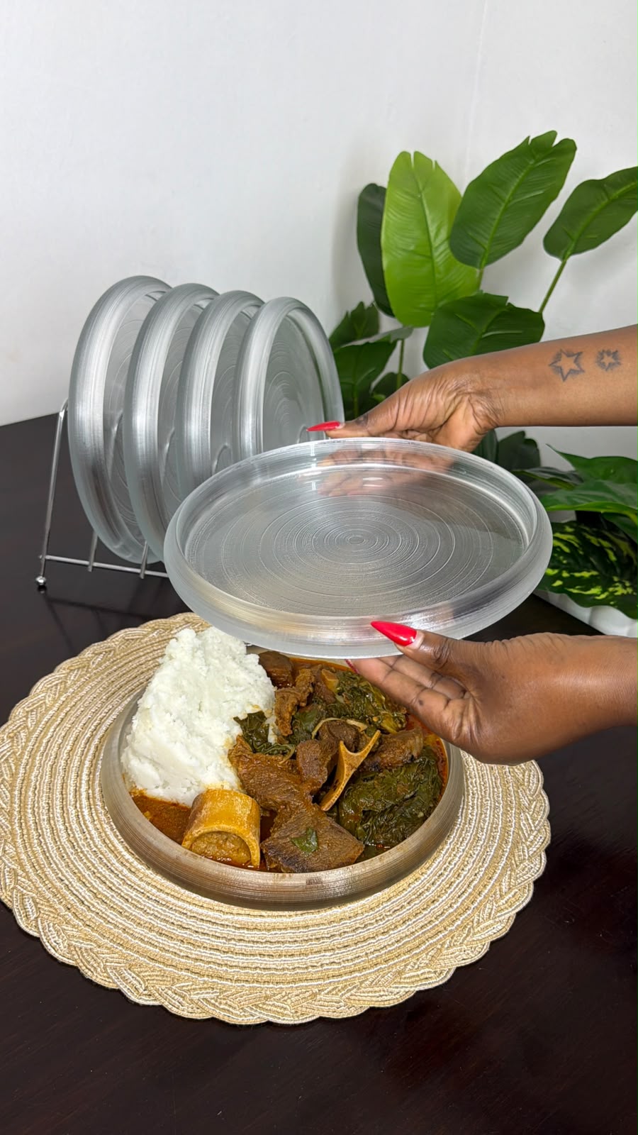 Handcrafted Crystal Glass Plates