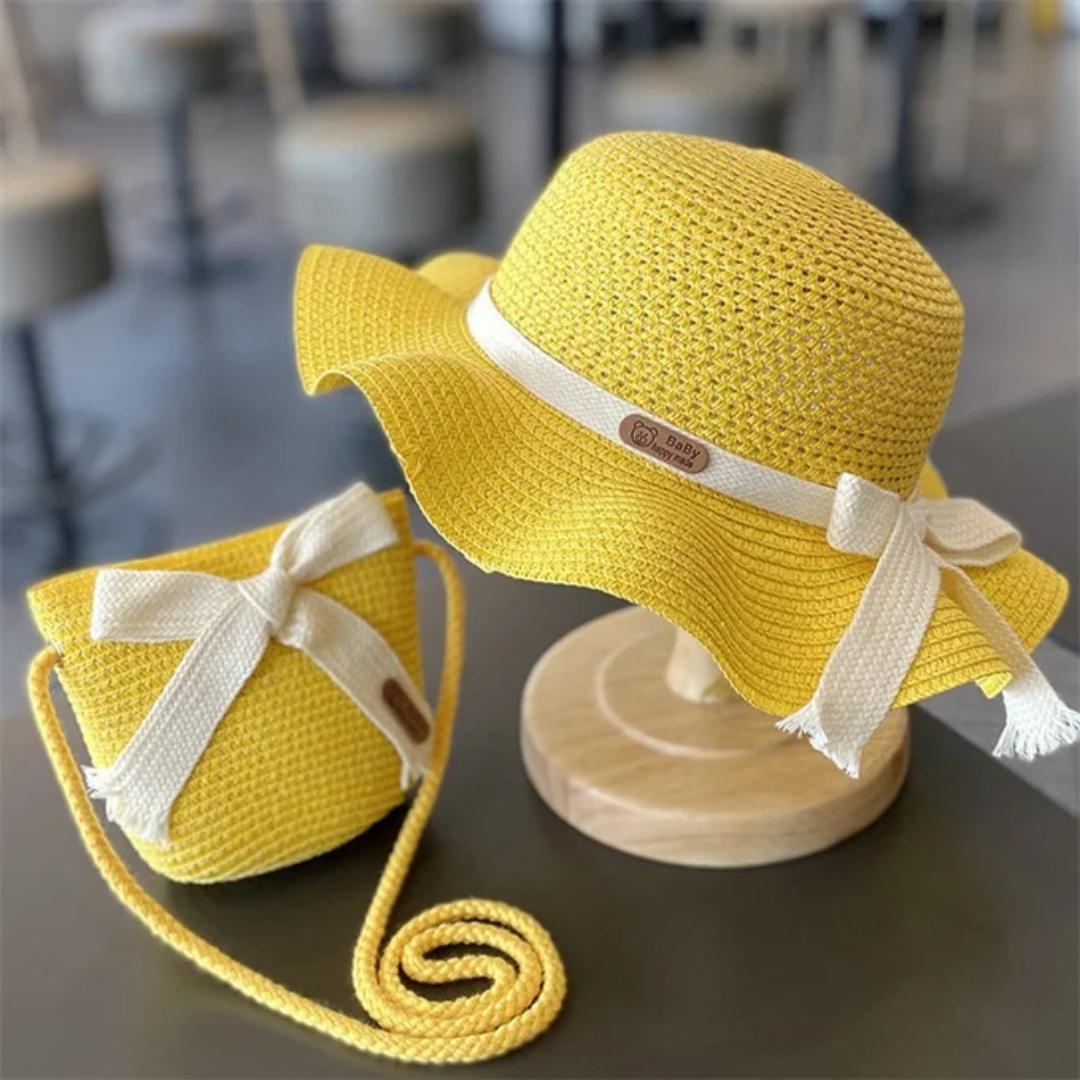 Kids Summer Set with Hat and Bag