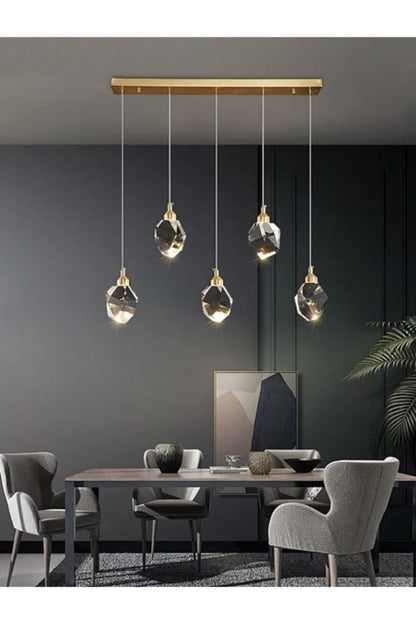 5 in 1 Crystal Chandelier