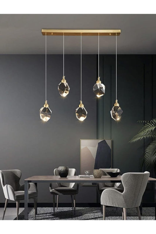 5 in 1 Crystal Chandelier