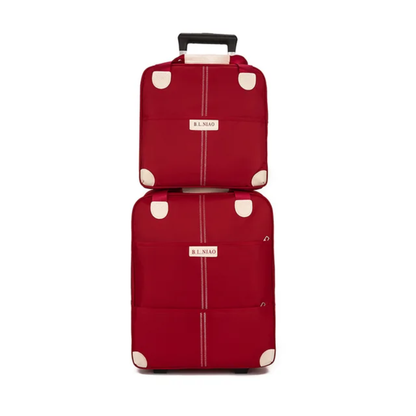 2 in 1 Trolley Travel Bag Set