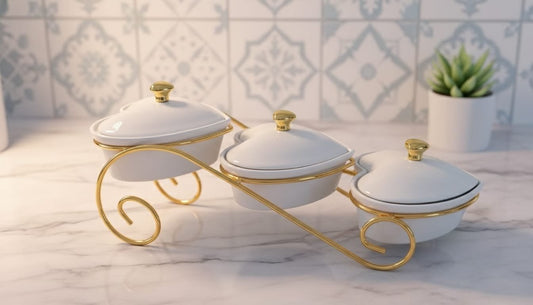 Floating Snack Bowl Love 3pc Set