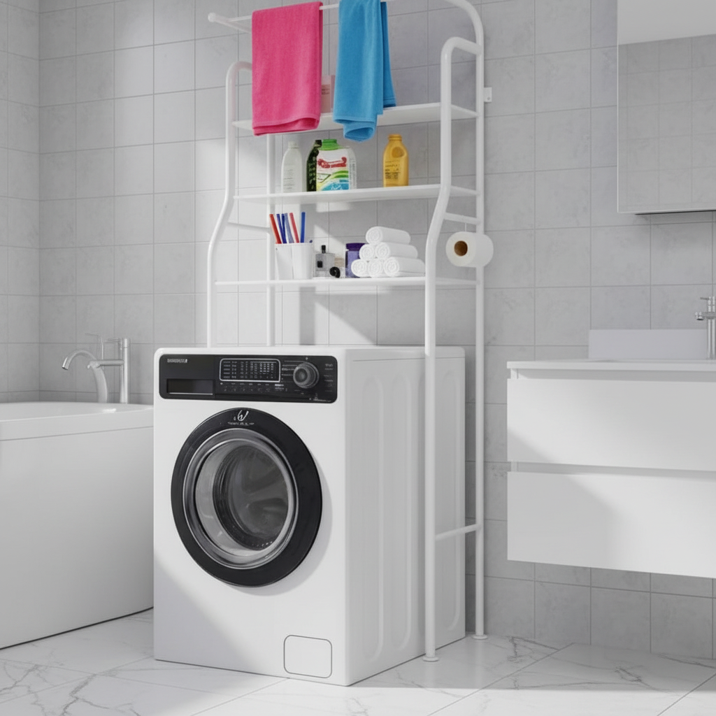 Washing Machine Organizer Stand