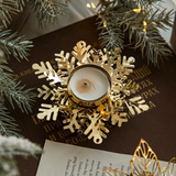 Christmas centerpiece candle holder decoration
