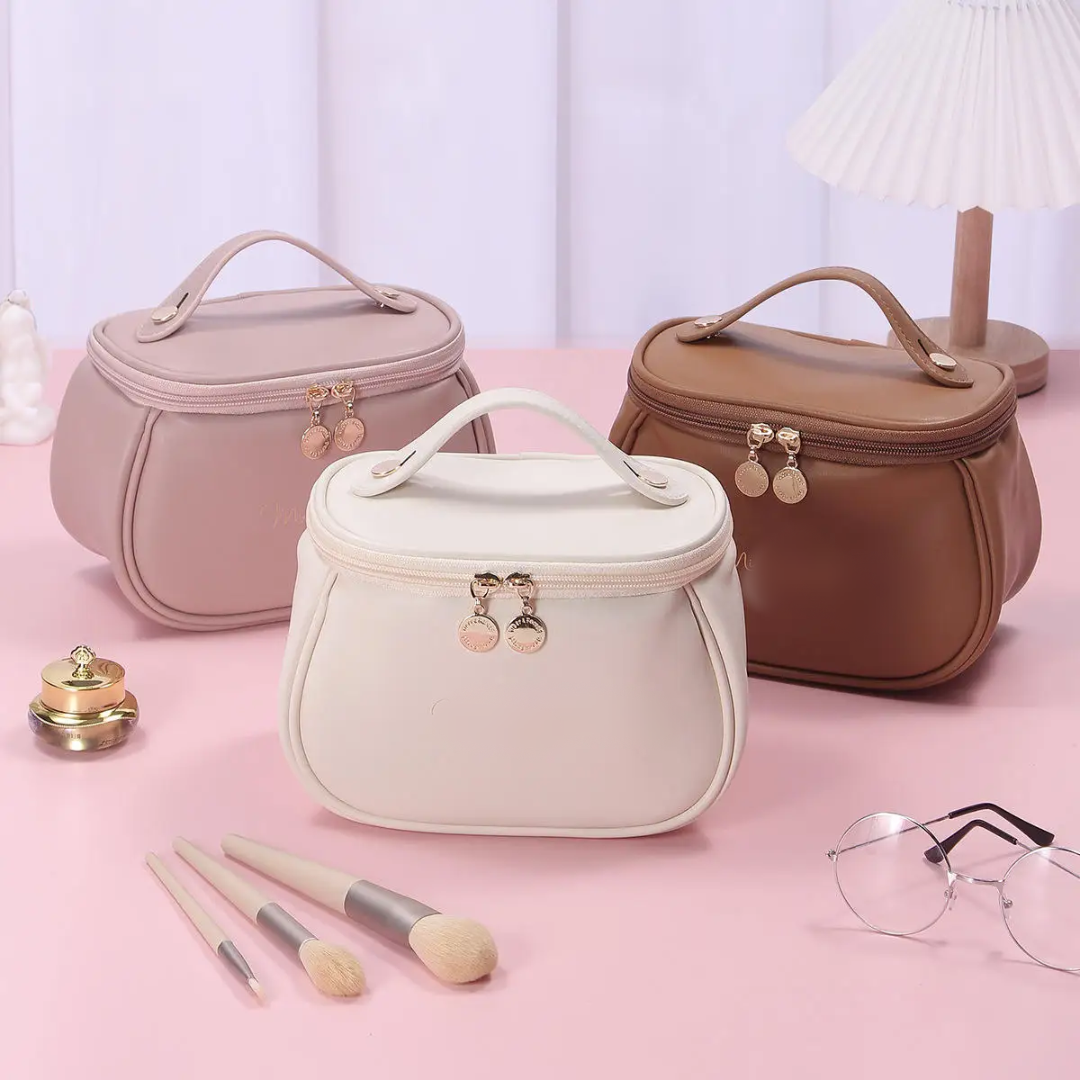 Portable Makeup Bag With Handle
