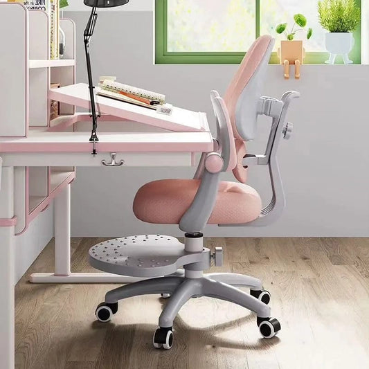 Adjustable ergonomic study chair for kids and teens with comfortable seating