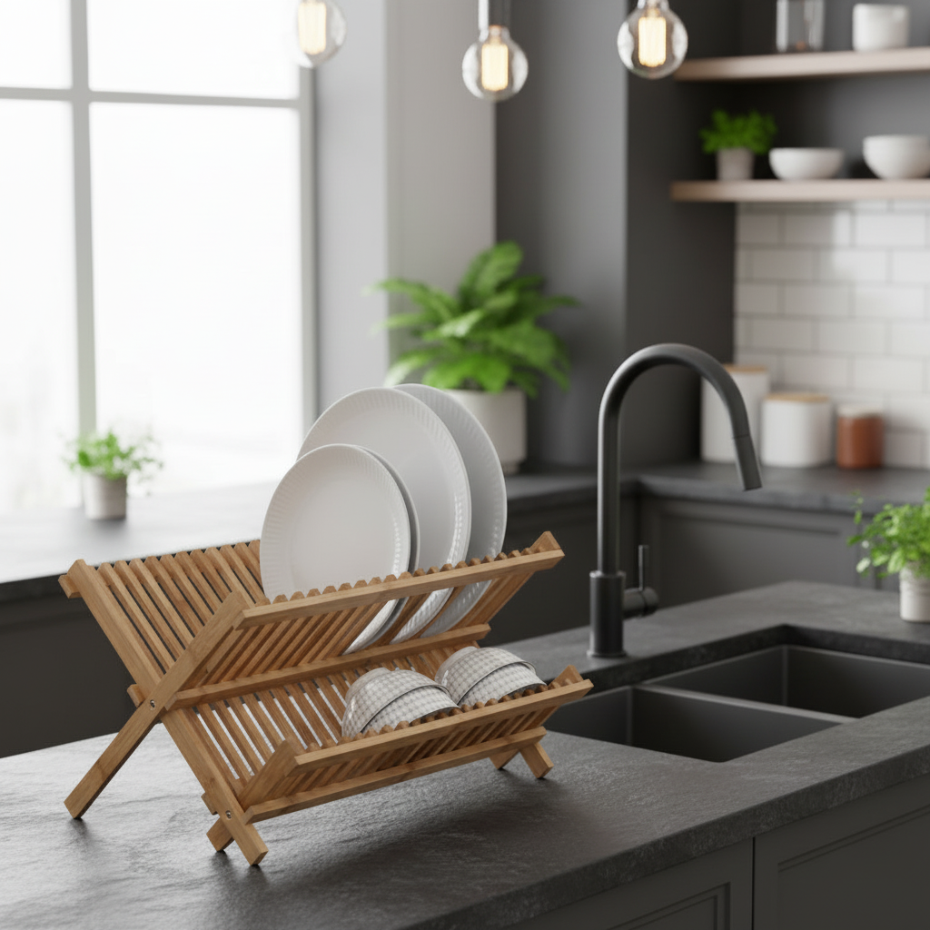Bamboo Dish Rack