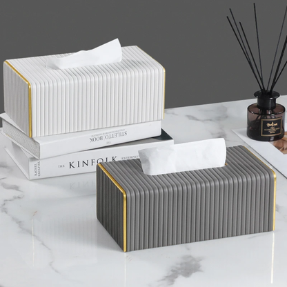 Leather Tissue/ Serviette Holder