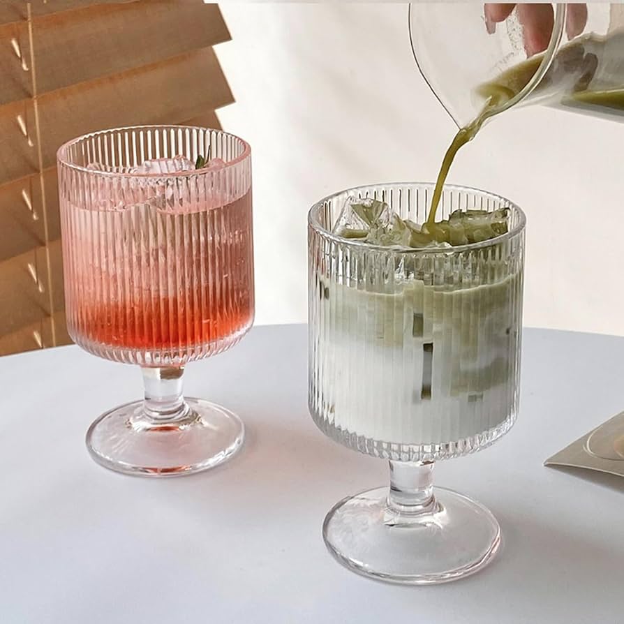 6Pc Multifunctional Glass Cup Set 180 ml