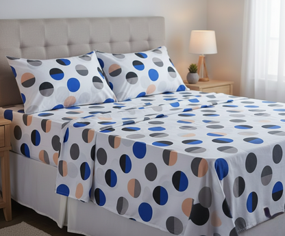 Printed Cotton Bedsheets Set