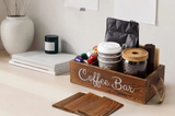 Wooden Coffee / Tea Organizer
