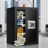 Electronic Storage Box with Combination Lock and Spare Keys