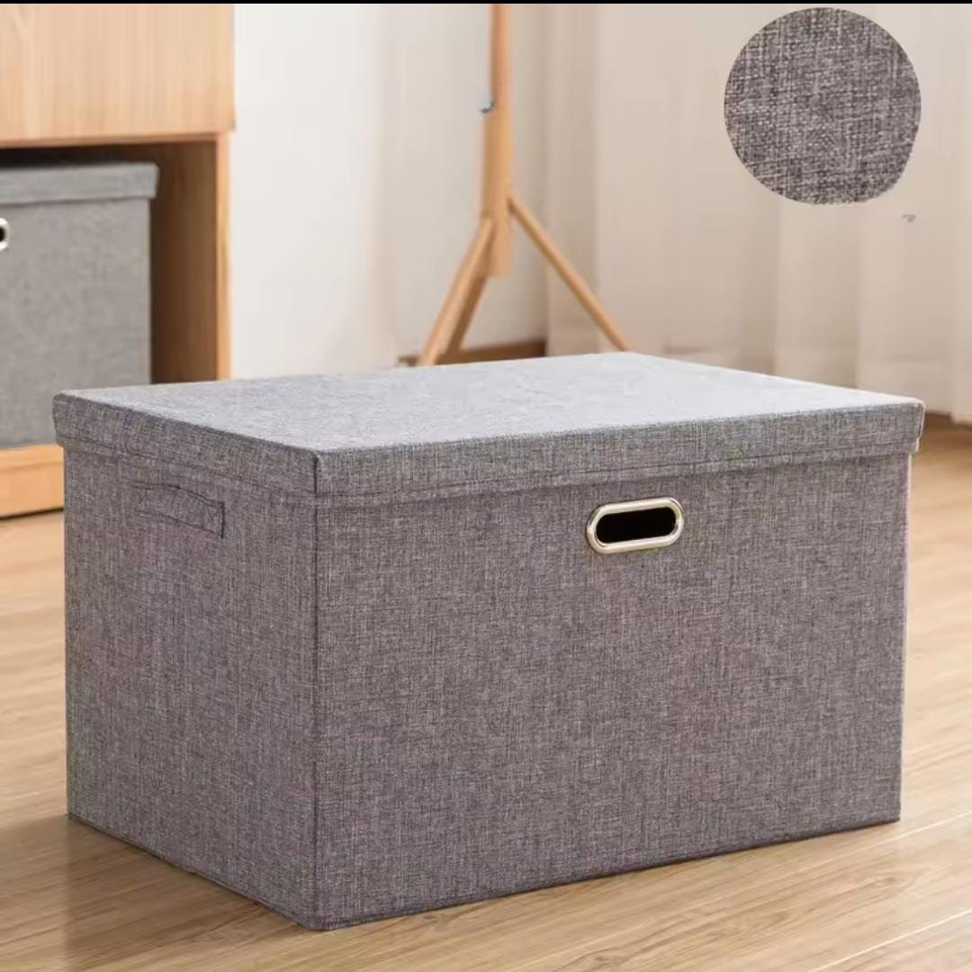 Foldable Storage Box With Lid