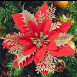 3Pcs Christmas Flower Decor For Tree Decoration