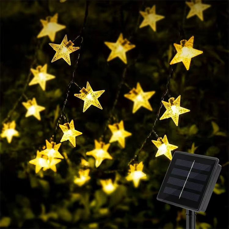 Solar Powered Outdoor Star Fairy Lights 12M, 100 Stars