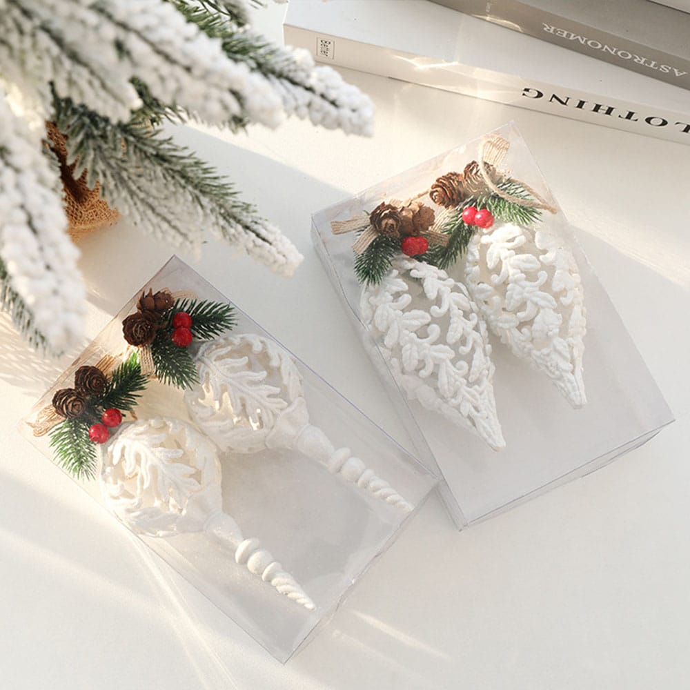 2Pcs Conch Christmas Tree Ornaments